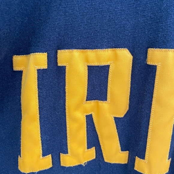 Notre Dame Champion Navy and Gold Crewneck Sweater - Picture 3 of 3